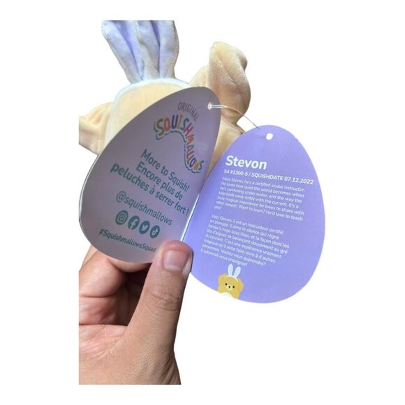 Stevon the Dog Squishmallows 5 inches NWT - Picture 4 of 4